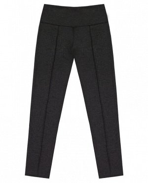 Серые школьные брюки для девочки Цвет: серый меланж