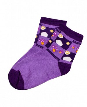 Детские носки для девочки Цвет: фиолетовый