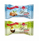 Конфеты Нуга мол.-орех. со вкусом миндаля  фруктозе 180,0 (023)