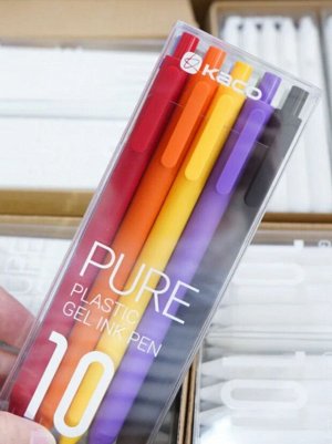 Набор гелевых ручек Xiaomi KACO Pure Plastic Gel Ink Pen 10 шт