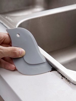 Скребок Мягкий скребок для кухни, можно использовать для чистки или как нож для теста. Размер 11*7 см