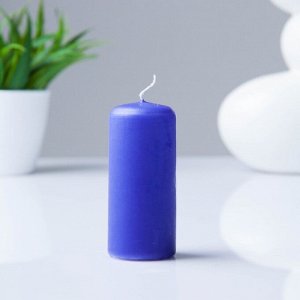 Свеча пеньковая ароматическая «Лаванда», 4 х 9 см