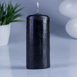 Свеча - цилиндр 50х115 черная