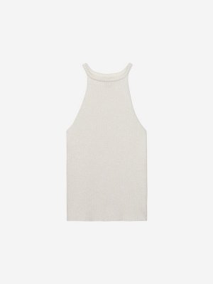 Aim Clothing Топ трикотажный на лямках, молочный