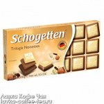 Шоколад Schogetten Trilogia Noisettes белый 100 г.