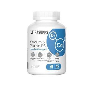 Кальций ULTRASUPPS Calcium + D3 - 90 таб