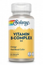 Витамин B SOLARAY Vitamin B-Complex 50 - 100 капс.