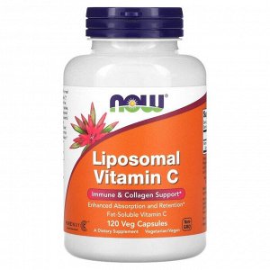 Витамин С NOW Liposomal Vitamin C 500мг - 120 капс.