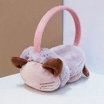Детские меховые наушники Кот