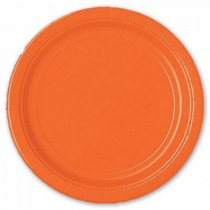 Тарелка бумага Orange Peel набор 8 шт 17 см