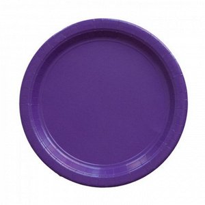 Тарелка бумага Purple набор 8 шт 17 см