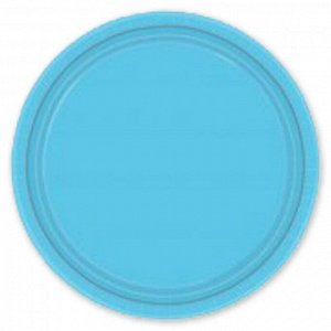 Тарелка бумага Caribbean Blue набор 8 шт 17 см