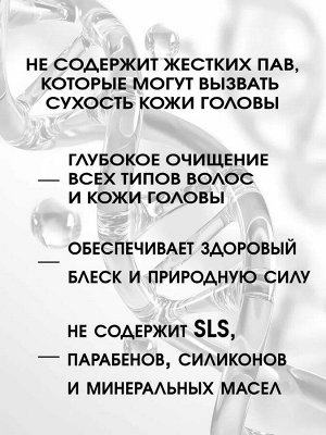 ROSLIN Шампунь для волос "Сияние и сила" для него 300 мл