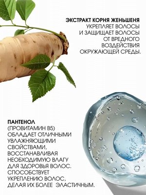 ROSLIN Шампунь для волос "Сияние и сила" для него 300 мл