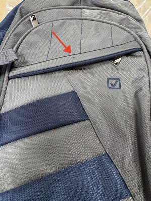 Рюкзак BRAUBERG URBAN универсальный, 2 отделения, MainStream 2, серо-синий, 45х32х19 см, 224446 (уцененный товар)
