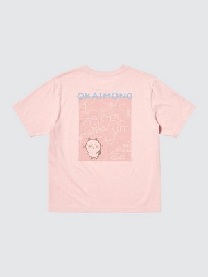 UNIQLO UT - коллекционная футболка «Chiikawa & Nagano Bear» - 10 PINK