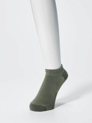 UNIQLO - спортивные короткие носки с сетчатой структурой для мужчин -  56 OLIVE