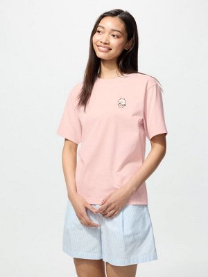 UNIQLO UT - коллекционная футболка «Chiikawa & Nagano Bear» - 10 PINK