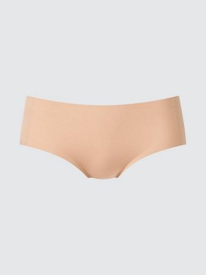 UNIQLO AIRism - бесшовные трусики-шорты - 34 BROWN