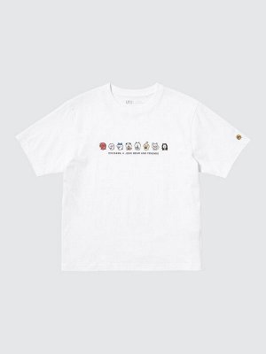 UNIQLO UT - коллекционная футболка «Chiikawa & Nagano Bear» - 00 WHITE