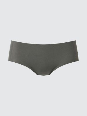 UNIQLO AIRism - бесшовные трусики-шорты - 57 OLIVE