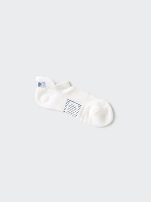 UNIQLO - укороченные спортивные носки с подкладкой - 00 WHITE