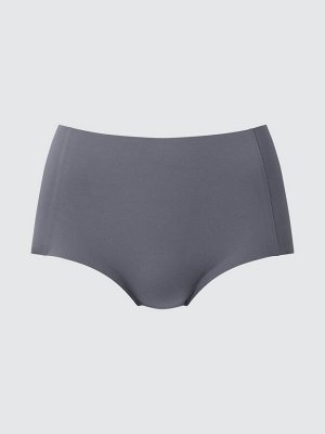 UNIQLO AIRism - бесшовные трусики-шорты с высокой талией - 07 GRAY