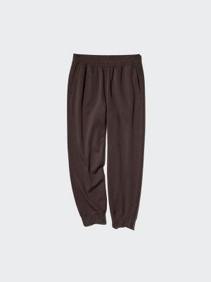 UNIQLO - мягкие cпортивные штаны - 38 DARKBROWN