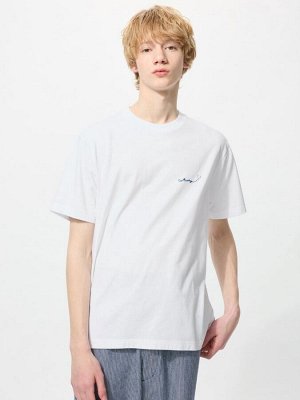 UNIQLO UT - хлопковая футболка с Микки Маусом - 00 WHITE