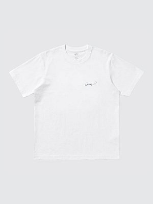 UNIQLO UT - хлопковая футболка с Микки Маусом - 00 WHITE