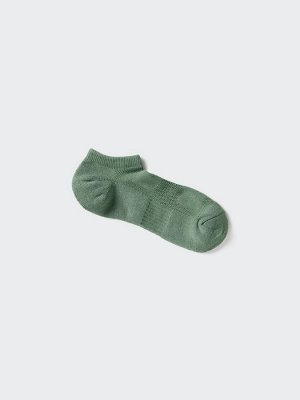 UNIQLO - мужские короткие носки с дышащей сетчатой структурой - 54 GREEN