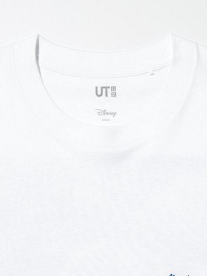 UNIQLO UT - хлопковая футболка с Микки Маусом - 00 WHITE