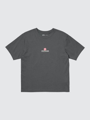 UNIQLO UT - коллекционная футболка «Chiikawa & Nagano Bear» - 07 GRAY
