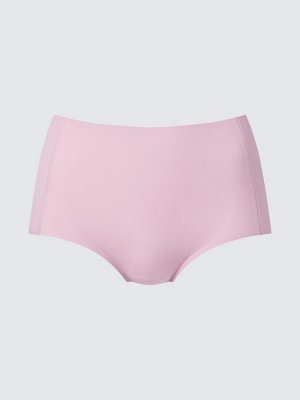 UNIQLO AIRism - бесшовные трусики-шорты с высокой талией - 71 PURPLE