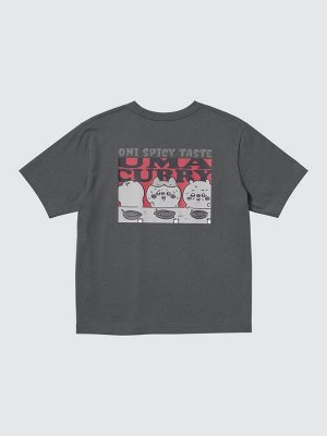 UNIQLO UT - коллекционная футболка «Chiikawa & Nagano Bear» - 07 GRAY