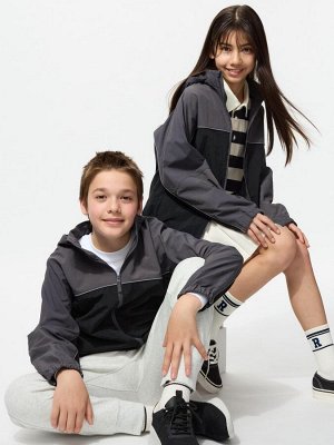 UNIQLO - компактная ветровка с УФ-защитой - 09 BLACK