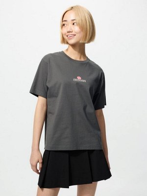 UNIQLO UT - коллекционная футболка «Chiikawa & Nagano Bear» - 07 GRAY