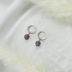 Серьги из ботсванского Агата
