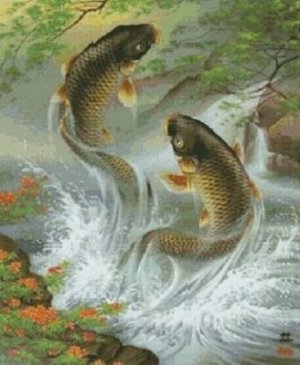 "Рыбки в японском пруду"