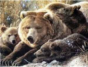 "Медведица с медвежатами"