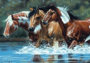"Лошади на водопое"