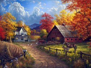 "Осень в деревне"