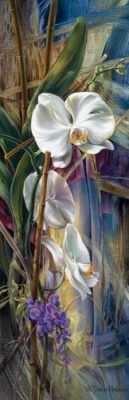 "Белые орхидеи"