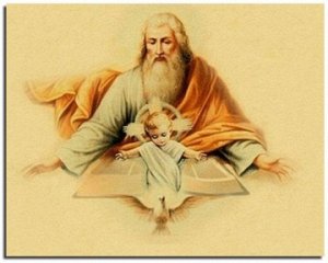 "Бог-Отец и маленький Иисус"