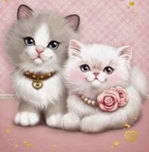 "Два очаровательных котенка"