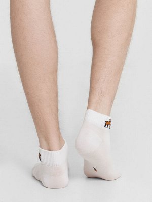 Носки мужские белые короткие
