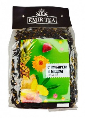 Черный чай с Имбирем и медом 250 грамм