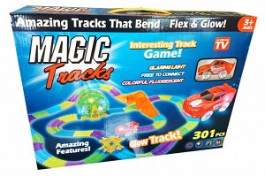 Автотрек-конструктор Magic tracks 301 деталь с музыкой и колесом обозрения