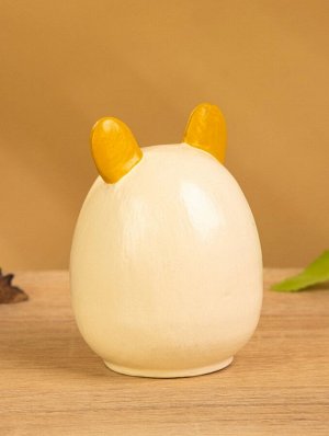 Деревянная кукла кокеши «Тигренок», 6x6x9 см, белая