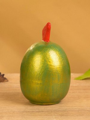 Деревянная кукла кокеши «Цыпленок», 6x6x9 см, зелёная